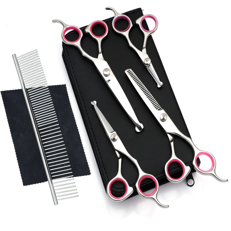 Hot Selling New Style Stainless Steel Safety Pet Scissor Set Grooming For Dogs And Cats