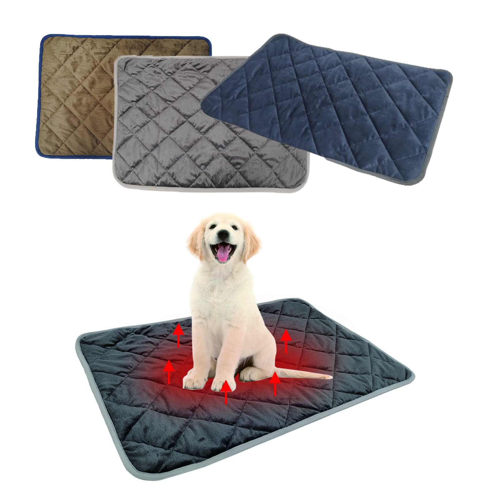 Hot Selling New Style Self Heating Pads Warm Pet Blanket Heated Cat Dog Bed Comfortable