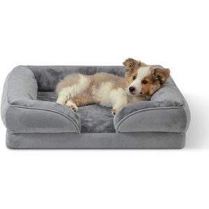 Hot Selling New Style Foam Sofa With Removable Washable Cover Waterproof Lining And Nonskid Bottom Couch Pet Dog Bed