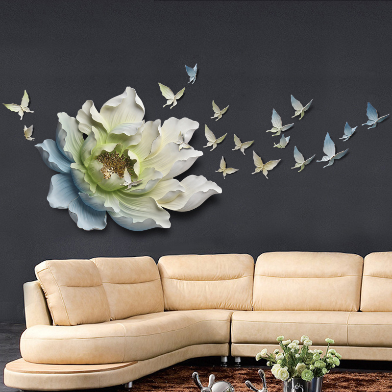 Wall Art Quote Flying Birds Islamic Resin Wall Sticker custom wall art room decor sculpture home decoration