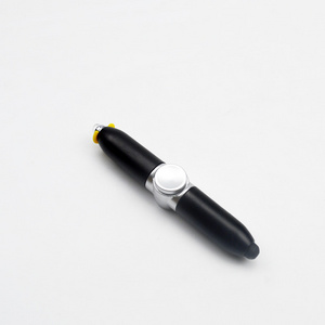 Creative Decompression Pen Multifunctional Fingertip Gyro Ball Pen LED Luminous Touch Pen