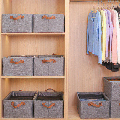 Foldable Clothing Storage Box Home Fabric Toy Storage And Organization Box Bedroom Wardrobe Clothing Storage Box