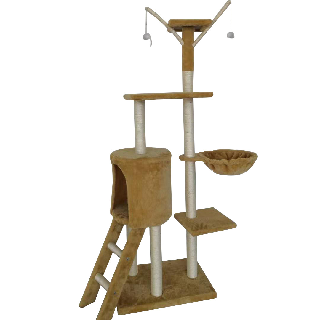 Relipet RL19048 Wholesale Pet Condo Activity Toys Cat Scratch Furniture Hammock and Cave Cat Scratch Tower