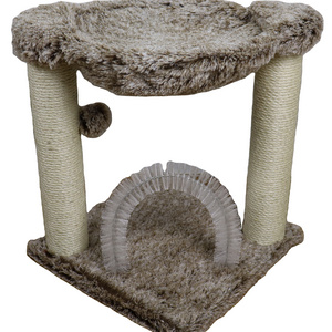 Relipet RL2270 Customized  Cat Scratch Column Wholesale Cat Scratching Post With Hammock and Brush