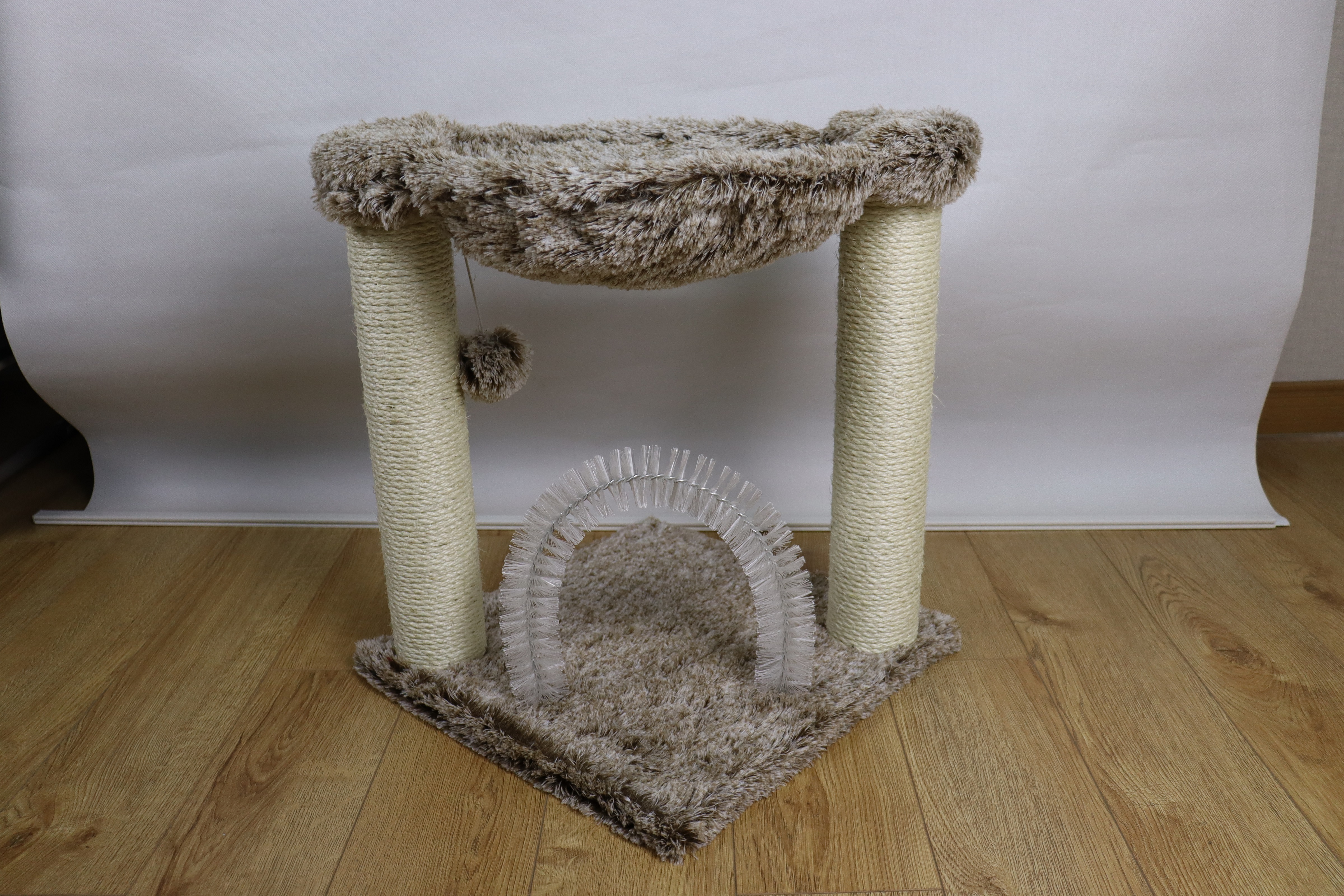 Relipet RL2270 Customized  Cat Scratch Column Wholesale Cat Scratching Post With Hammock and Brush