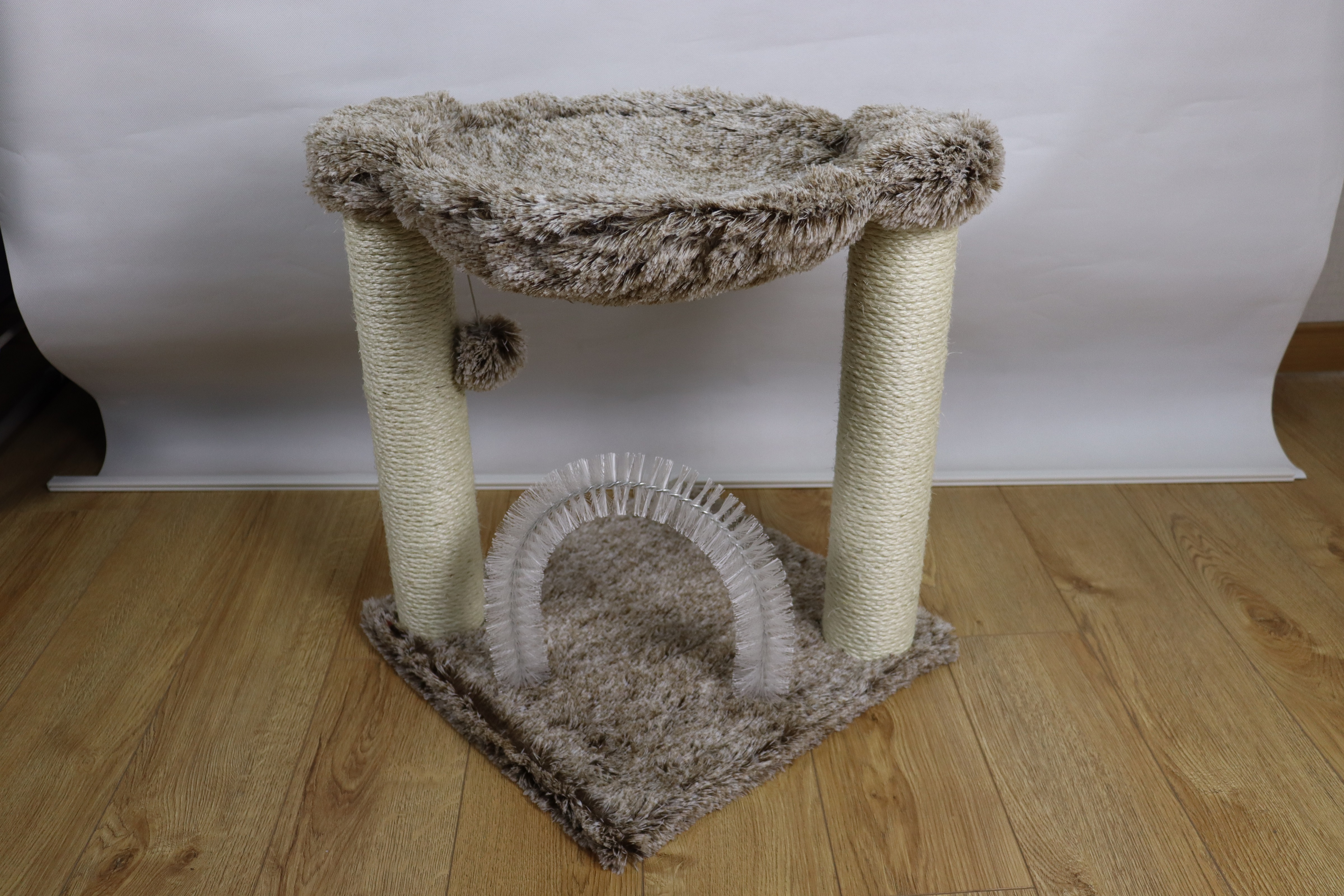 Relipet RL2270 Customized  Cat Scratch Column Wholesale Cat Scratching Post With Hammock and Brush