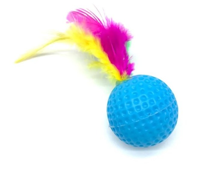 Relipet RLGA007 Wholesale cat sounding toy color golf badminton funny cat gadgets educational pet toys