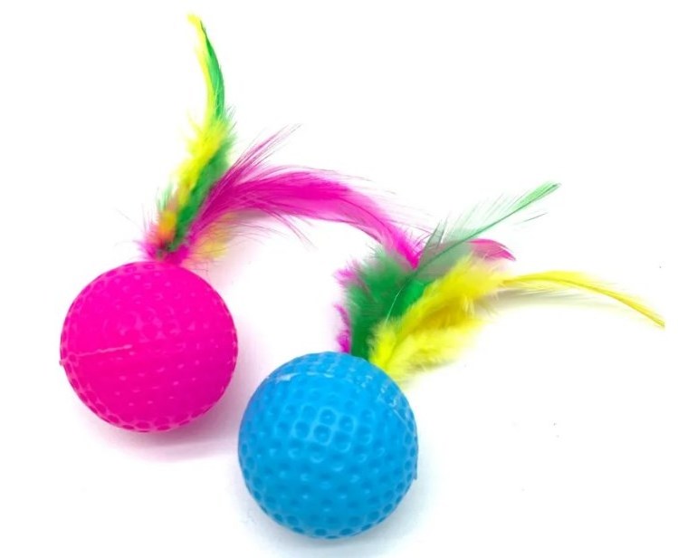 Relipet RLGA007 Wholesale cat sounding toy color golf badminton funny cat gadgets educational pet toys