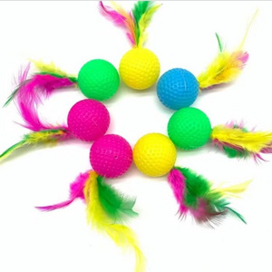 Relipet RLGA007 Wholesale cat sounding toy color golf badminton funny cat gadgets educational pet toys