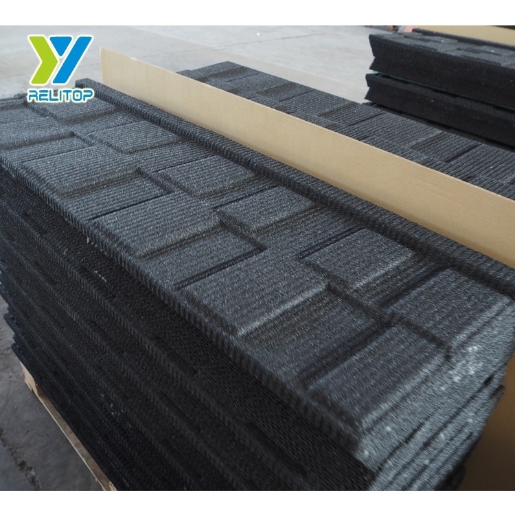 High Quality Building Material Roofing Stone Coated Metal Roof Tile Metal Tiles Roofing Shingle