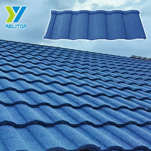 Waterproof Decorative Construction Material Corrugated Roofing Sheet Fire Resistance Stone Coated Roof Tiles Building Materials