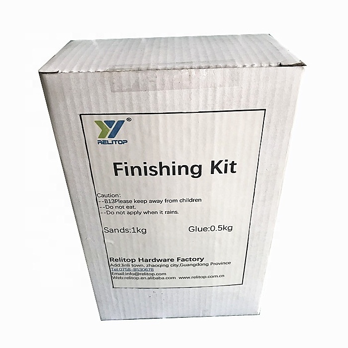 Acrylic Resin Glue Finishing Kits Touch Up Set for Stone Coated Roof Tile Repair Kits Glue and Sand Metal Sand Coated Roof Sheet