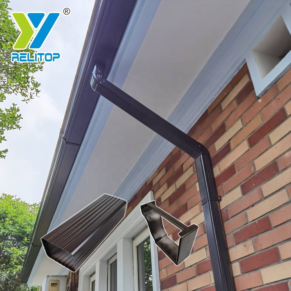 PVC One-stop service for housing construction downspouts rain water collector gutter pipe fittings