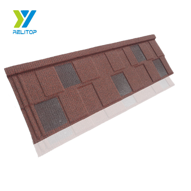 Natural Chip Tiles  Building Materials For Construction Stone  Coated Metal Roofing Tile