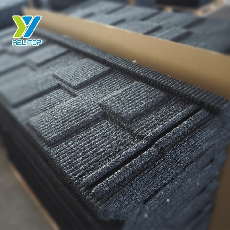 Natural Chip Tiles  Building Materials For Construction Stone  Coated Metal Roofing Tile