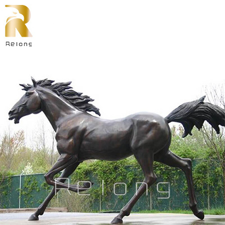 Life Size Outdoor Garden decor Large  Bronze Sculptures Garden Bronze Horse Statue