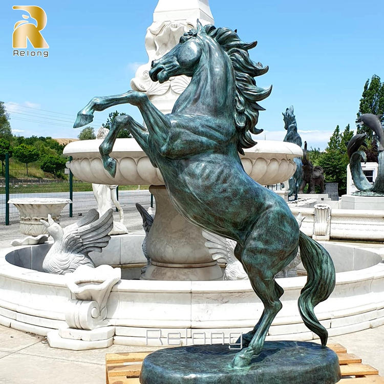 Large Giant Big Animal Statues Bronze Horse Sculpture for Outdoor Garden