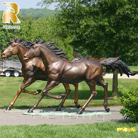 Life Size Outdoor Garden decor Large  Bronze Sculptures Garden Bronze Horse Statue