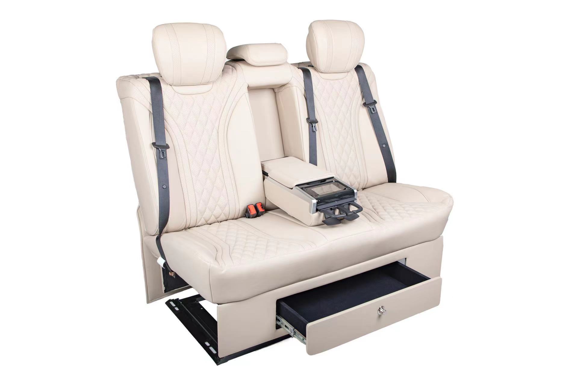 Luxury Sofa bed Rear Car Seat for W447/ Vito / Alphard/ H1/Staria /Metris/Sienna/Maxus/Transit