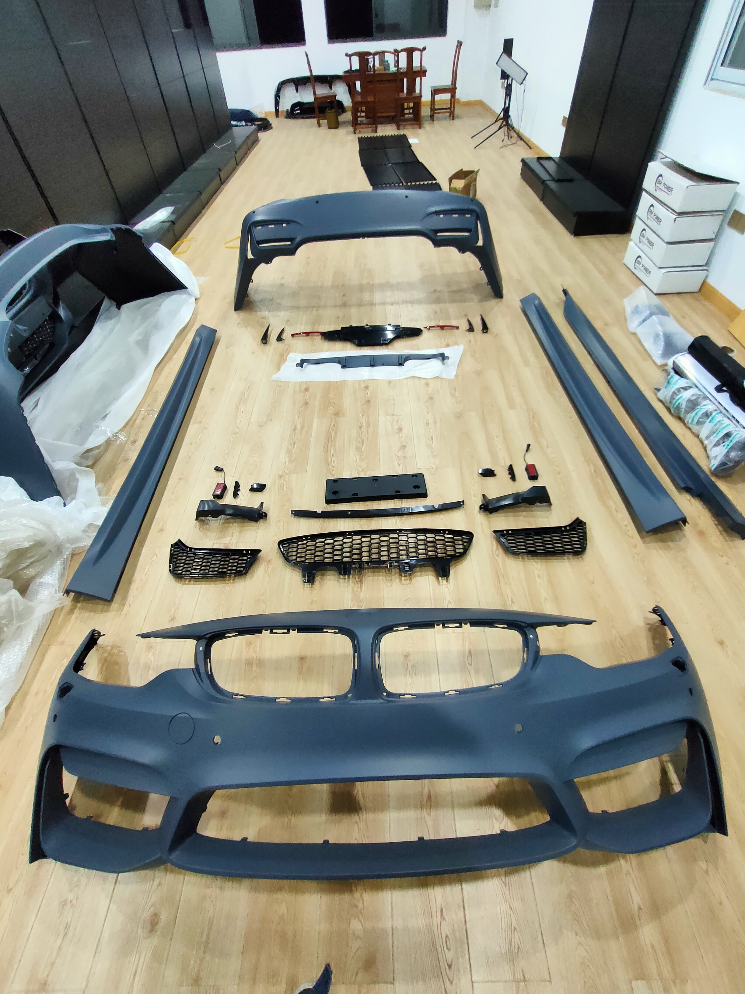 4 Series F32 to M4 body kit full set PP with front bumper side skirt rear bumper 2 door M4 body kit