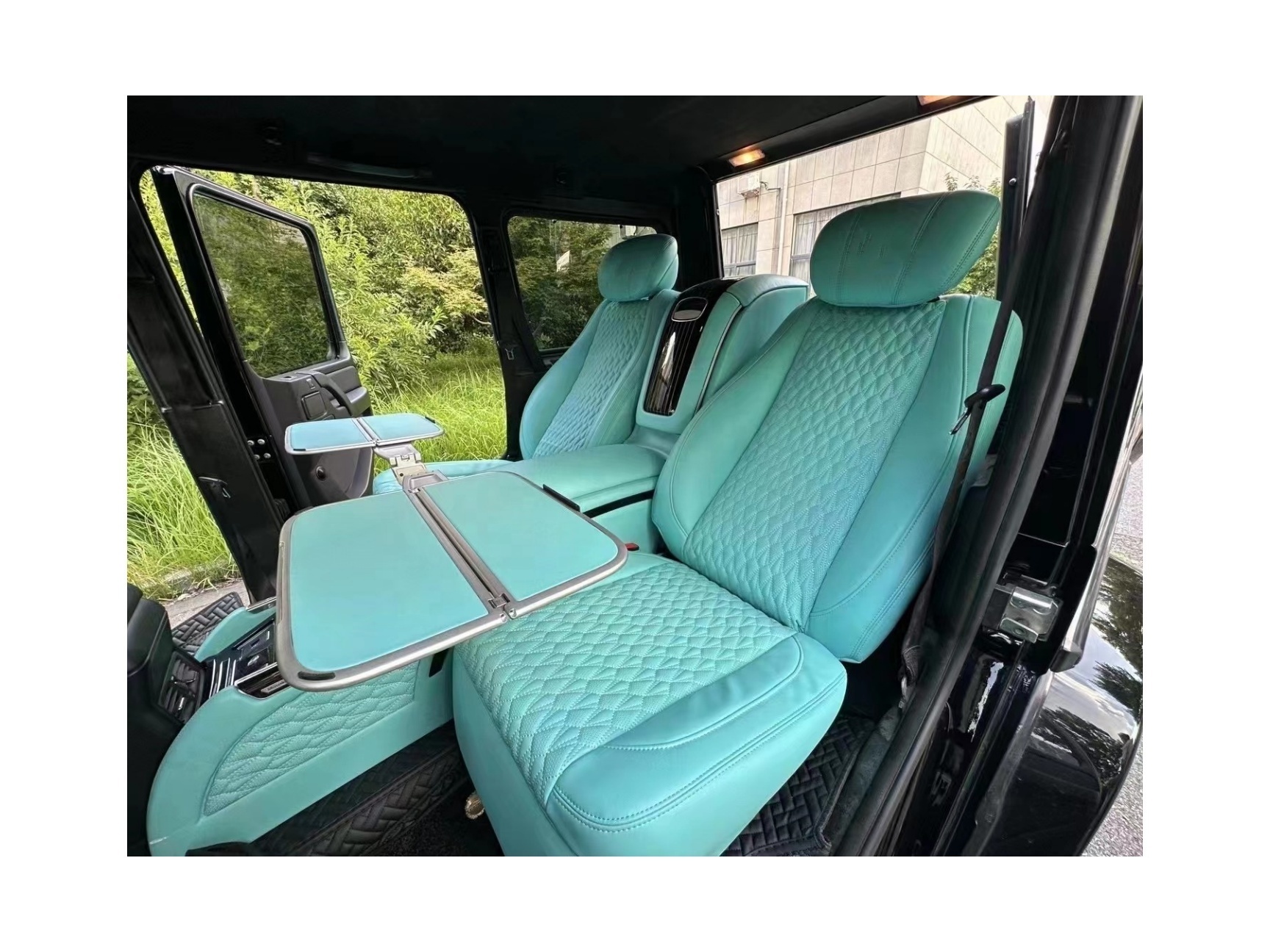 Car interior accessories  comfortable luxury diamond grain electric rear seat customized for G Wagon G class g350 g500 w463 w464