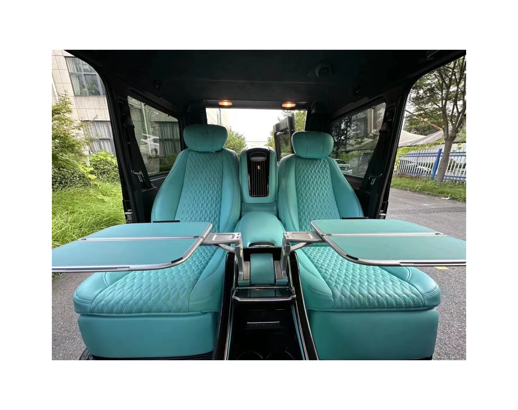 Car interior accessories  comfortable luxury diamond grain electric rear seat customized for G Wagon G class g350 g500 w463 w464