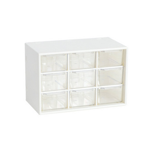 Mini Bead Organizer 9 grids plastic drawer desktop storage box