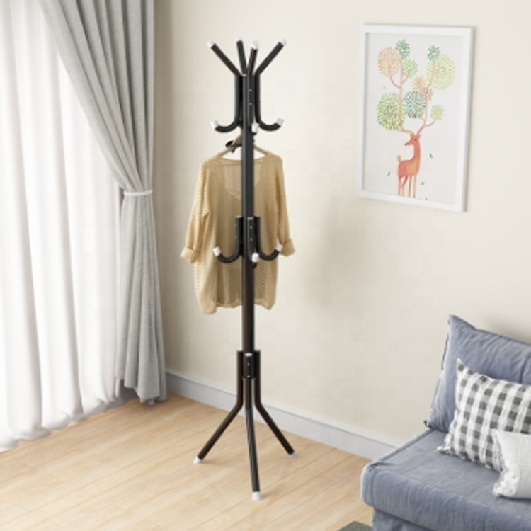 Modern Home Bedroom Living Room Backpack Coat Hat Display Stand Storage Racks