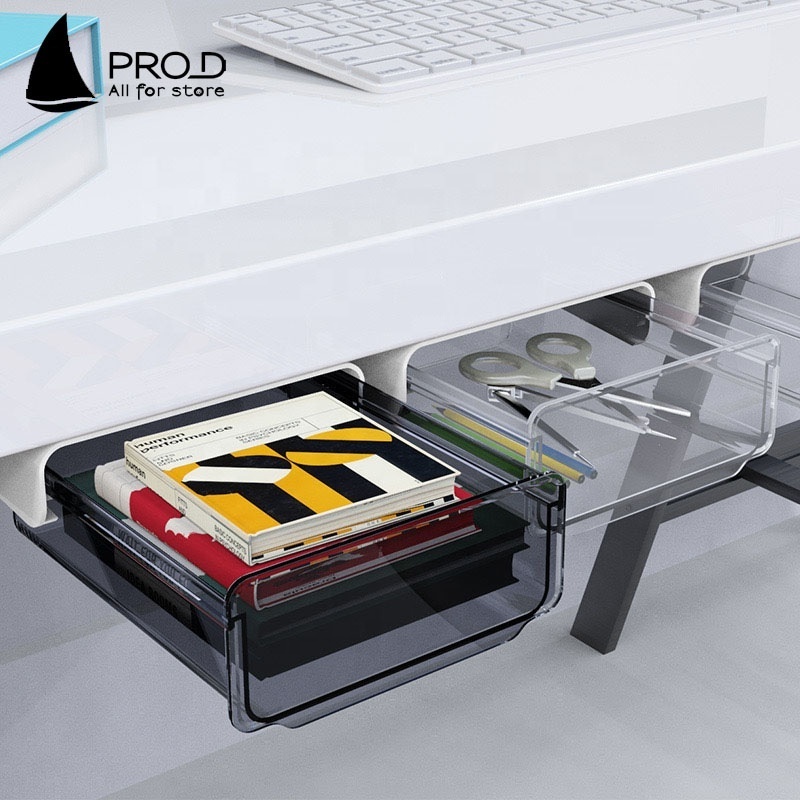 Wholesale Storage Box For Office Pen Holder Plastic Under Desk Drawer