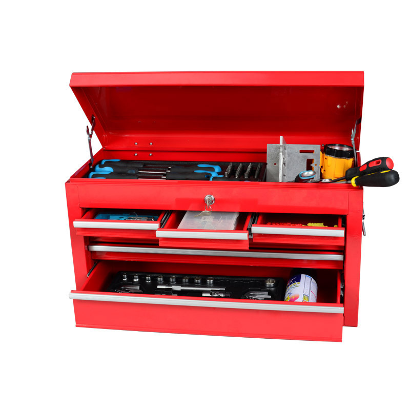 2 in 1 Metal Tool Trolley Cabinet Combination Heavy Lockable Duty Tool Box