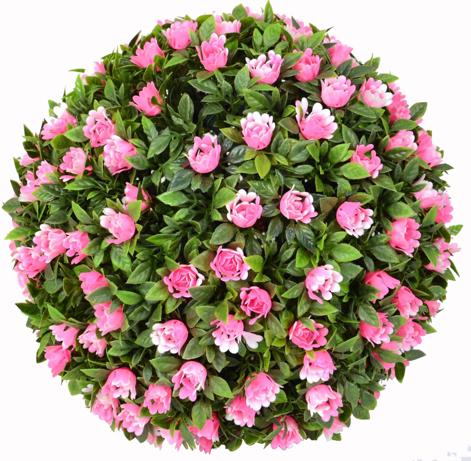 Artificial topiary love heart plant decorative flower garland