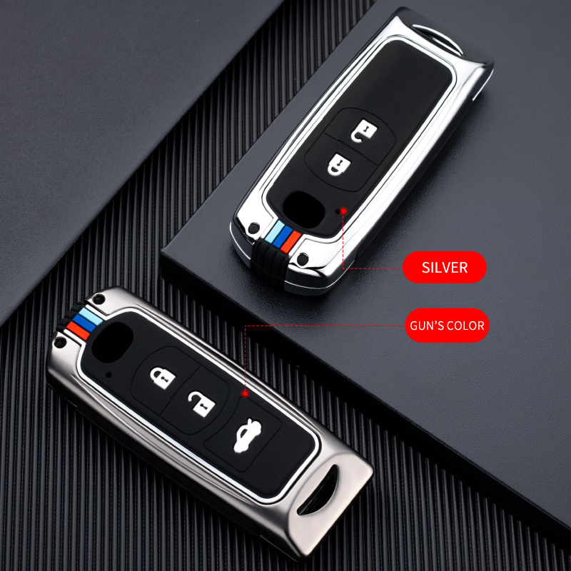 Metal Car Smart Keychain For Mazda 2 3 5 6 Demio Atenza Axela CX-3 CX-5 CX-4 CX-7 CX-9 MX-5 Key Case Cover Protector Accessories