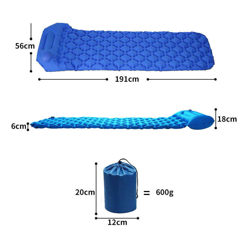 REMACO Hiking Travel Inflatable Hammock Tpu Insulated Folding Sleeping Bag air Pad Foldable Light Camping Mat Mattress