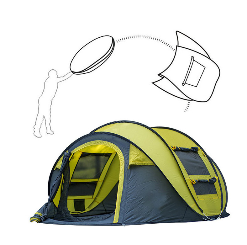 Hot Sales Small Waterproof Instant Open Outdoor Tents Automatic Pop Up Camping Tent 1-2 Persons