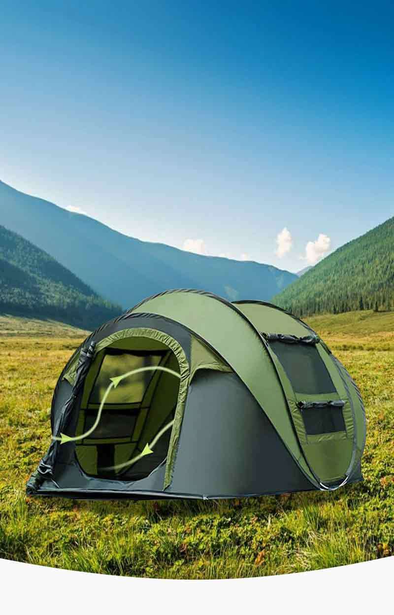 Hot Sales Small Waterproof Instant Open Outdoor Tents Automatic Pop Up Camping Tent 1-2 Persons