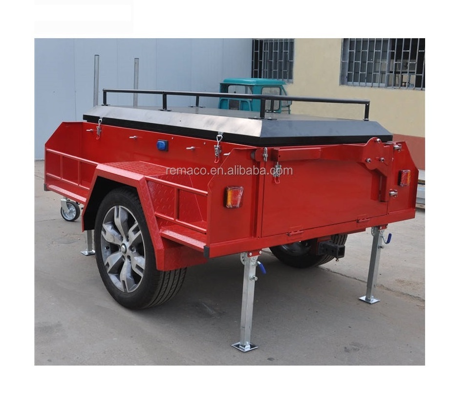 China Supplier Stainless Steel Camper Trailers Car Roof Top Tent Rv Camper Travel Trailer Tent