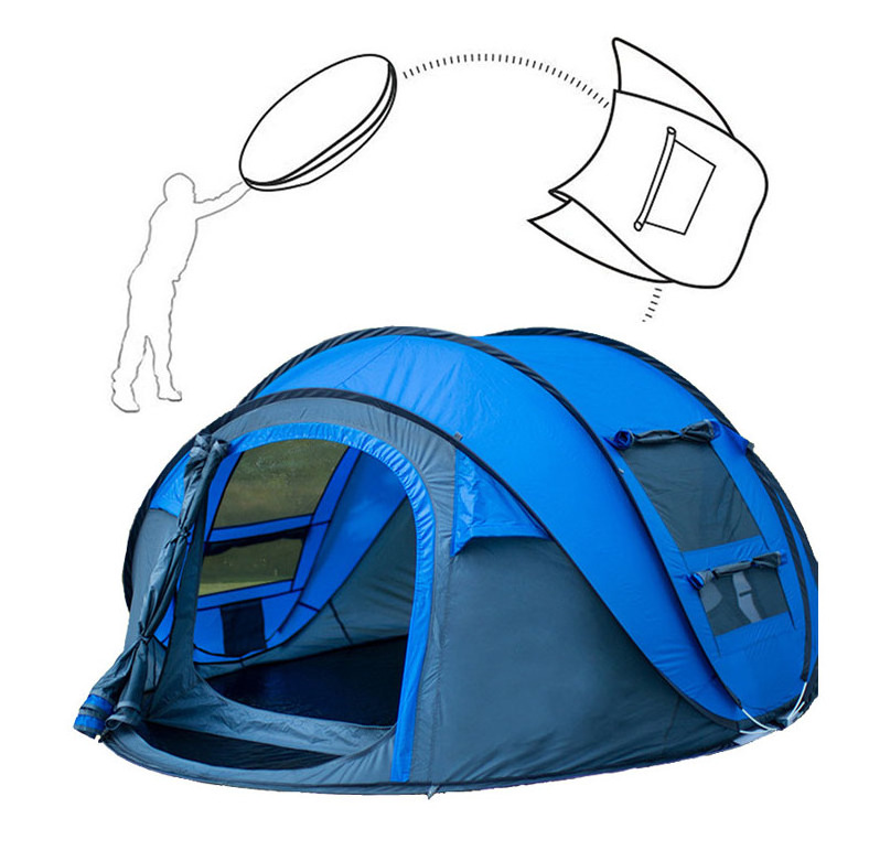 Hot Sales Small Waterproof Instant Open Outdoor Tents Automatic Pop Up Camping Tent 1-2 Persons