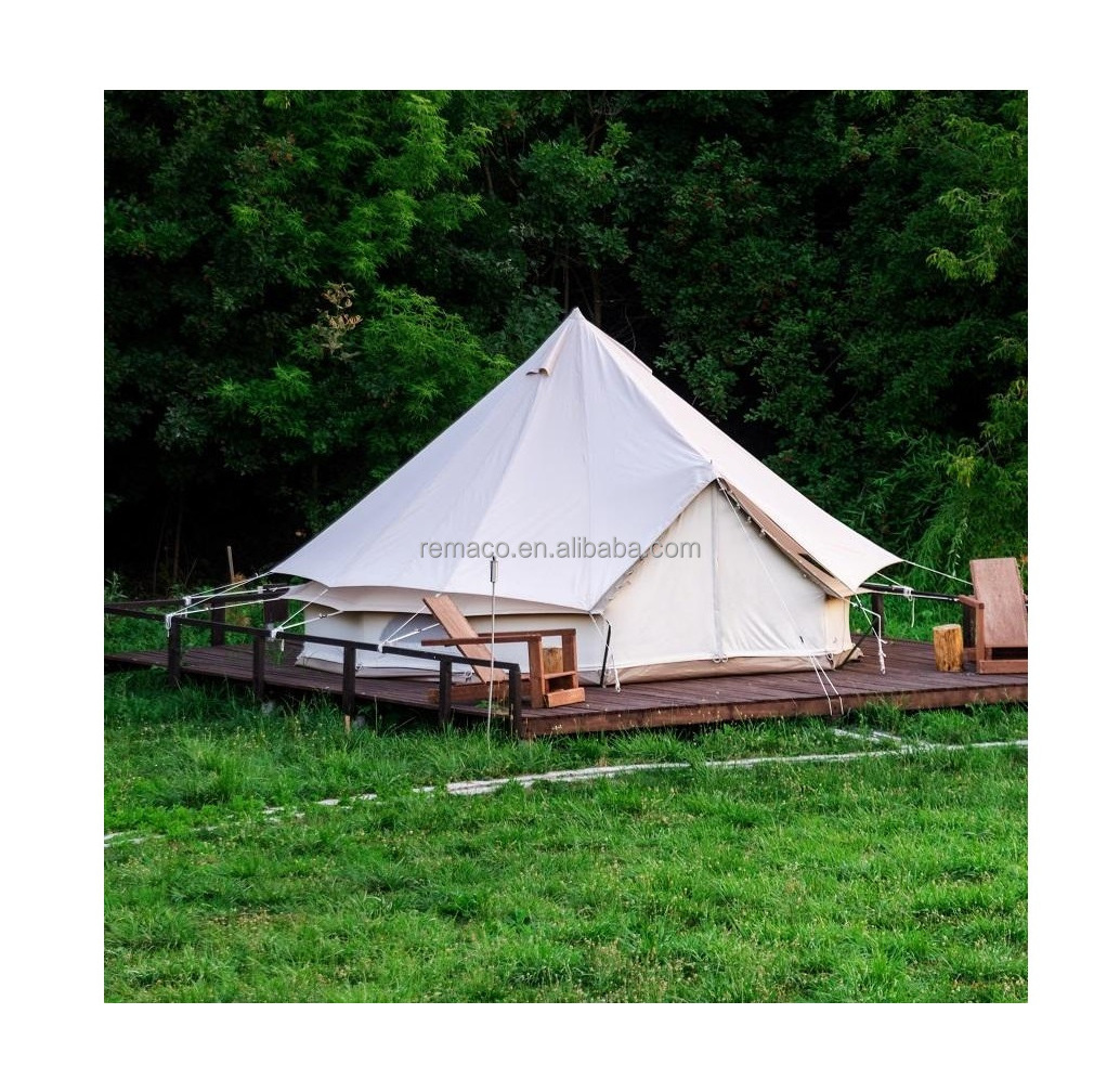 Camping Bell Tent Tienda De Campana Con Campanas De Tela Oxford Familiar La Tienda De Acampar Glamping Yurt Zelt