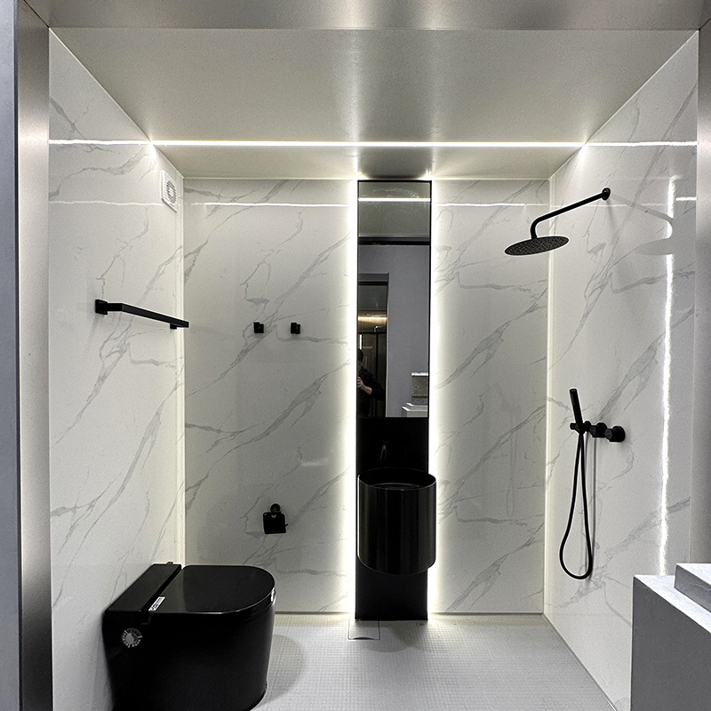 Custom Complete Bathroom Pod Integrated Shower Room Integrated Bathrooms All In One Prefab Bathroom With toilet and basin