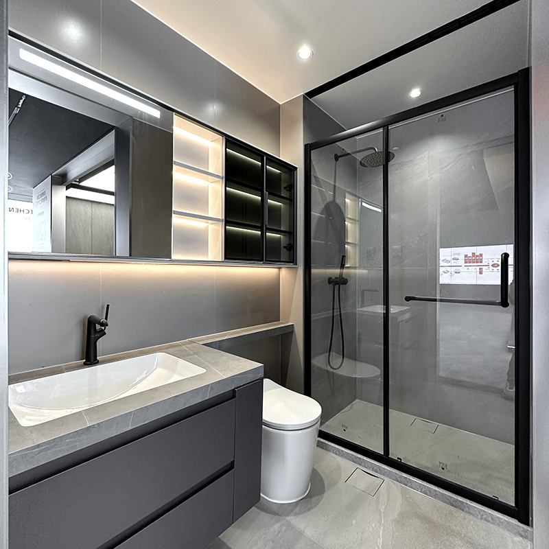 Custom Complete Bathroom Pod Integrated Shower Room Integrated Bathrooms All In One Prefab Bathroom With toilet and basin