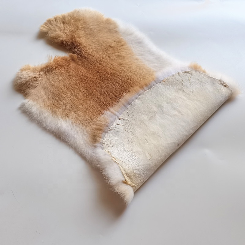 Natural Yellow Color Rabbit Skins Pelts