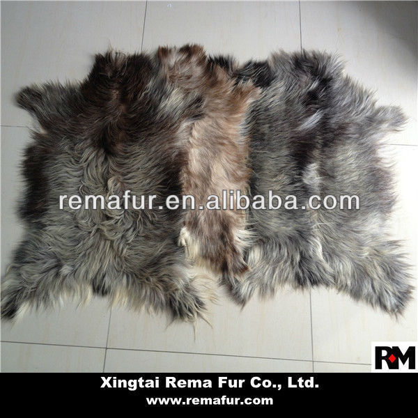 factory direct selling long hair goat fur in high quality