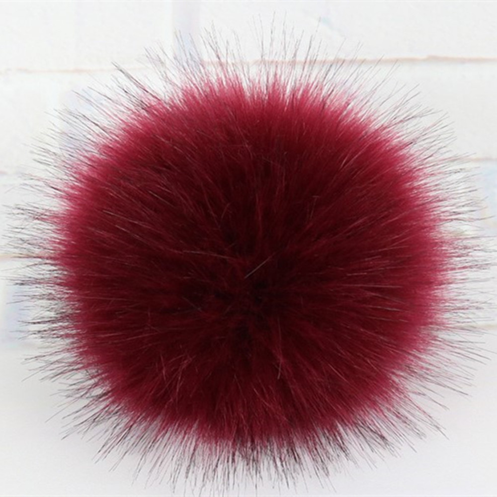 2018 Factory wholesale artificial fur 8 cm long or short hair plush faux fur pom pom