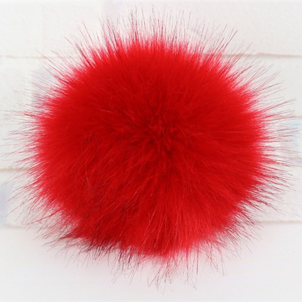 2018 Factory wholesale artificial fur 8 cm long or short hair plush faux fur pom pom