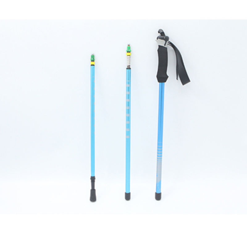 High Quality Ski Poles Foldable Crutch Trekking Pole Nordic Walking Sticks Walking Pole Alpenstock Trekking