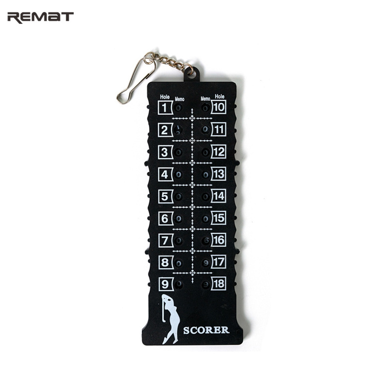 Scorer Counter Digits Scoring Keeper With Key Chain Golf Scorer Golf Accessories