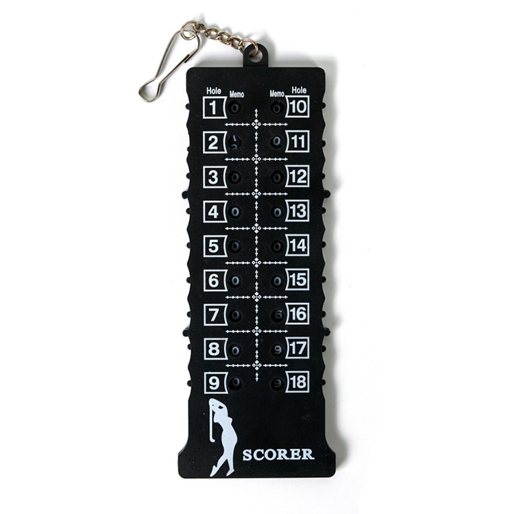 Scorer Counter Digits Scoring Keeper With Key Chain Golf Scorer Golf Accessories