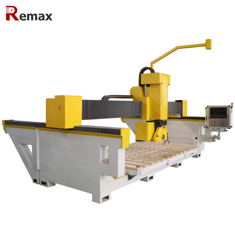 5 Axis CNC Bridge Saw Stone Cutting Machine