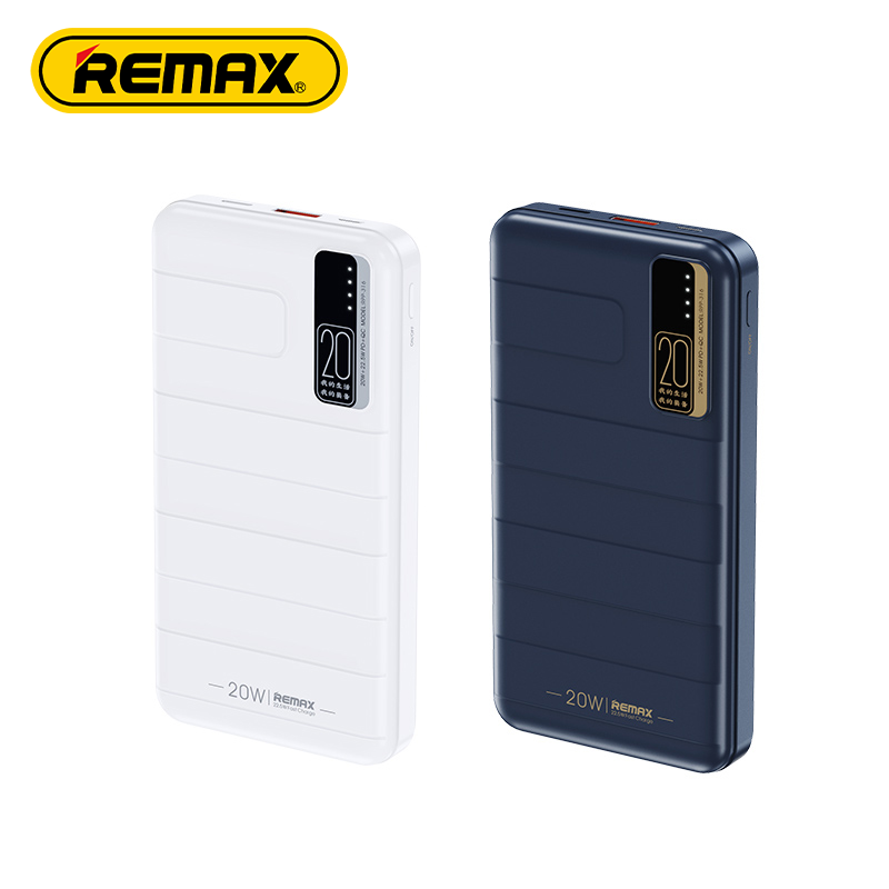 Remax USB TYPE C Powerbank 20000 mAh 20W+22.5W PD+QC LED Light Fast Charging Power Bank 20000mAh