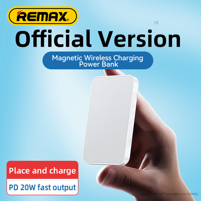 Remax 10000mah portable bank power Powerbank Type C Output Fast Charging Power Banks Wireless magnetic power bank